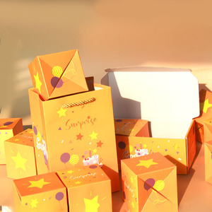 Caja Sorpresa Explosiva Misteriosa Personalizada con Bomba de Dinero, 16 Cubos Saltarines, Cajas de Confeti para San Valentín, Caja de Regalo Pop-up - Product Image 6