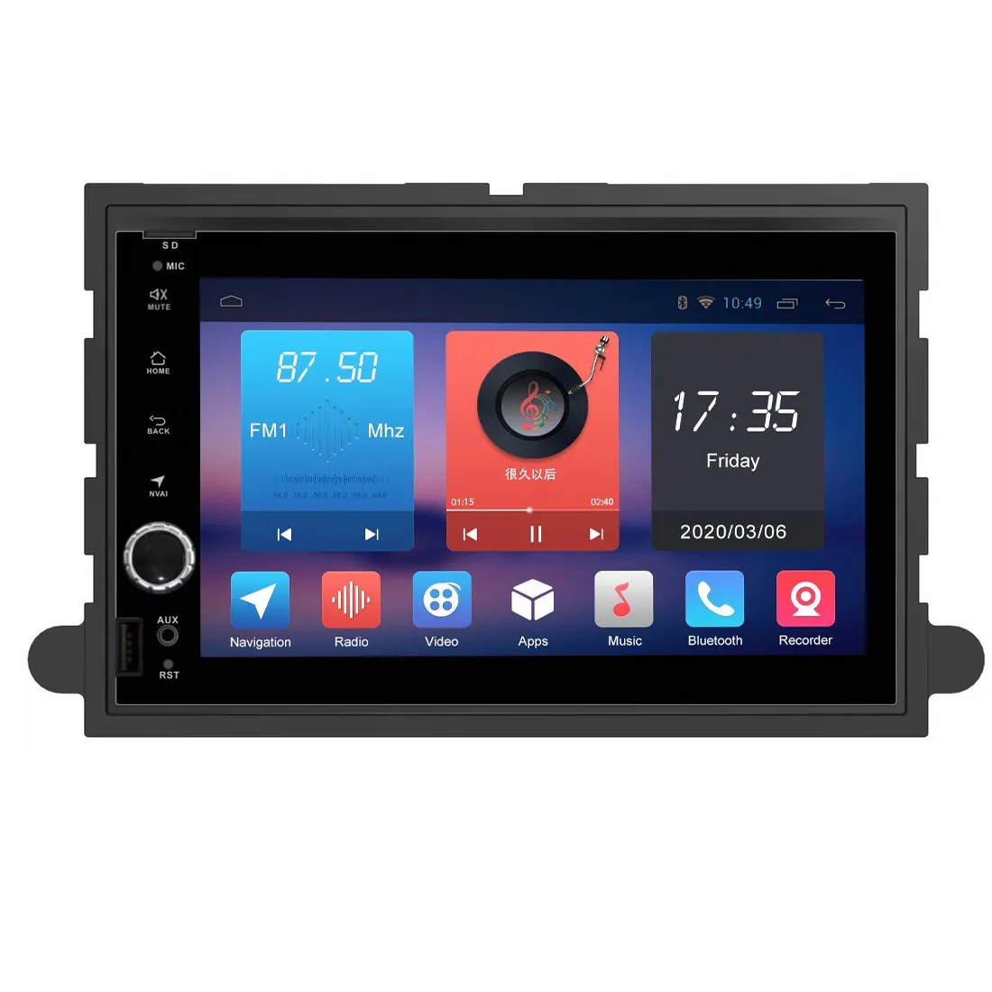 Player Fit für Ford F150 F250/350/Rand/Fusion/Mustang in Dash 2 Din Auto GPS navigation Radio Empfänger Unterstützung DAB/SWC/DVR/OBD2