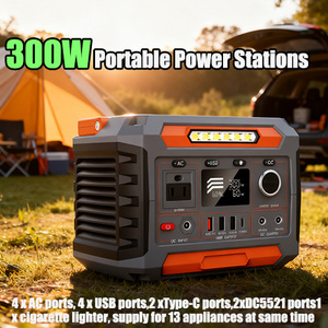 สถานีไฟฟ้าพกพา 150W/250W/300W/350W/400W/500W/600W เครื่องกำเนิดไฟฟ้าสำหรับใช้งานกลางแจ้ง ชาร์จด้วยพลังงานแสงอาทิตย์ สำหรับตั้งแคมป์และใช้ในกรณีฉุกเฉิน - Product Image 3