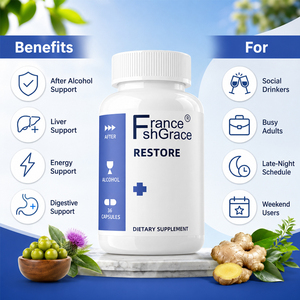 อาหารเสริมคุณภาพสูง Shecome DHM + L-Cysteine บำรุงการทำงานของตับสำหรับผู้ใหญ่ 36 แคปซูล DHM + L-Cysteine - Product Image 3