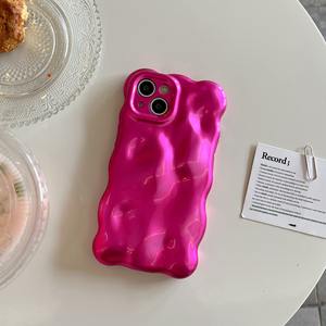<span class=keywords><strong>Cover</strong></span> per Telefono INS con Design 3D a Bolle, Colorata, Lucida al Laser, Carina, con Bordo Ondulato in TPU per <span class=keywords><strong>iPhone</strong></span> 15 Pro Max 14 Plus 13 12 Pro <span class=keywords><strong>11</strong></span> - Product Image 4