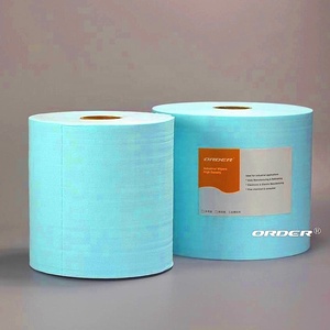 Ngành công nghiệp nhôm thấm hút cao không dệt màu ngọc lam <span class=keywords><strong>spunlace</strong></span> Công Nghiệp Làm Sạch CuộN Cần gạt nước - Product Image 2