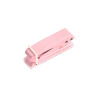 Perforateur de papier à feuilles mobiles en métal de couleur macaron pour l'école, le bureau et les étudiants, perforateur rond de 6 mm