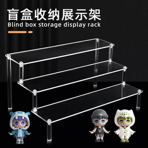 <b>Acrylic</b> Tiered <b>Display</b> Stand 3 Mm Thick 5 Layers Simple Design Home Decor Indoor Use - Product Image 4