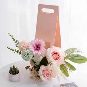 थोक साबुन गुलाब फूल आयताकार बॉक्स के साथ हैप्पी मातृ दिवस फूल बॉक्स खिड़की