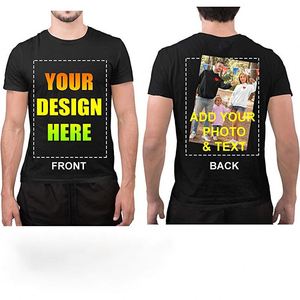 เสื้อยืดผู้ชายผ้าฝ้าย100% ขนาด160กรัมพิมพ์โลโก้แบรนด์พลัสไซส์ - Product Image 2