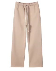 <span class=keywords><strong>Pantaloni</strong></span> elasticizzati larghi Casual da uomo in <span class=keywords><strong>cotone</strong></span> di alta qualità e spessi 350g <span class=keywords><strong>con</strong></span> cintura in bianco <span class=keywords><strong>con</strong></span> apertura a fondo ampio e rilassato - Product Image 6