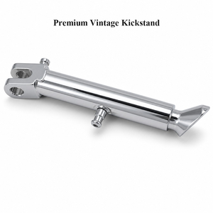 Soporte Lateral para Motocicleta de Alta Resistencia, Personalizado, de Acero Billet/Aluminio Cromado, Venta al Por Mayor para Piezas de Motocicletas Clásicas - Product Image 1