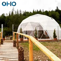 Inflatable Clear Dome Tent, Metal Frame Tent