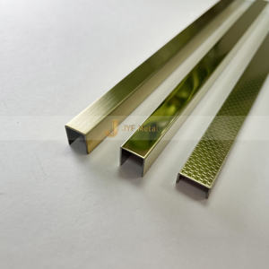 Polished Stainless Steel Edge Wall Tile Trim Metal <b>Corner</b> U Shape Contemporary Design Durable Waterproof Easy Apartments - Product Image 5