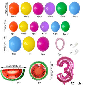 Accessori per feste Hawaii Kit per feste con palloncino in lamina di anguria - Product Image 6