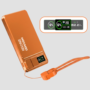 LC1C2 Batería Externa Magnética de 10000mAh, la Más Pequeña, con Pantalla Digital, Imanes N52, Salida Inalámbrica de 15W y PD de 20W - Product Image 1