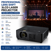 Projecteur laser 3LCD haute luminosité 7200 ANSI Wuxga 24/7 pour installation en arène