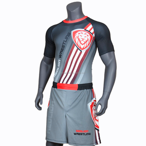Chemises de sport personnalisées de haute qualité en gros, imprimées, à manches longues, pour hommes, <span class=keywords><strong>MMA</strong></span>, BJJ, <span class=keywords><strong>Rashguard</strong></span> - Product Image 5