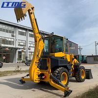 Wheel Loader Backhoe Retroexcavadora WZ30 25S Front End Loader Dijual