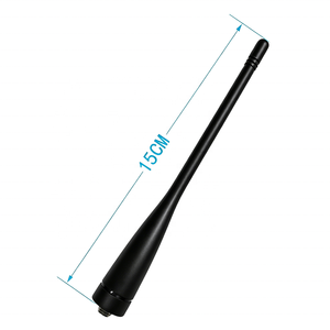 Antena de Goma para Walkie Talkie VHF 136-174MHz F11 de 165mm para Dispositivos Icom - Product Image 2