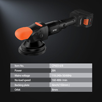 Polisseuse sans fil à double action forcée SPTA CP603 avec batterie Li-ion pour l'entretien et le detailing automobile