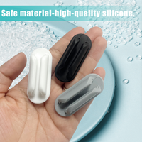 Porte-brosse à dents adhésif YDS en silicone pour porte-brosses de salle de bain avec tampons adhésifs améliorés