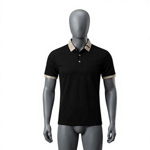 Camiseta de Lujo para Hombre 2026, Manga Corta, Estampado Animal, Estilo Casual de Negocios, Transpirable, Cómoda, con Logotipo Bordado, 100% Algodón - Product Image 1