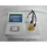 Analyseur de teneur en eau traces entièrement automatique, titreur coulométrique Karl Fischer, machine de test de la teneur en eau traces