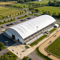 Tente de sport robuste pour arène équestre, tente de sport en aluminium