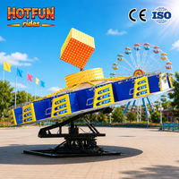 Manège robuste à 32 places, grande attraction de parc d'attractions extérieur, manège tournant volant pour projets professionnels de parcs d'attractions