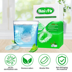 Gemaakt in China Gebitsverzorgingstabletten Effectief voor het steriliseren en verwijderen van tandplak Frisse muntsmaak Natuurlijke ingrediënten 60 stuks - Product Image 3