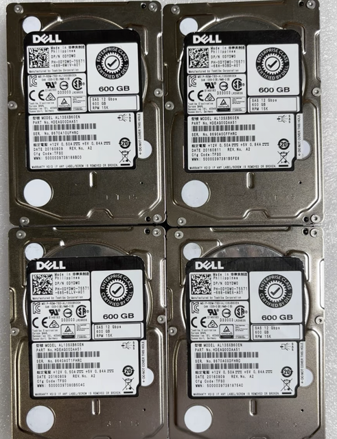 DYDW0 1W7HC GK6JN Server Hard Drive 600G 15K SAS 12G 2.5-inch Hard Drives