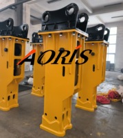 Nouveau modèle 2025 Mini brise-roche hydraulique silencieux de 3-4 tonnes type SB30 pour excavatrices DX300, DH300, DH310, DX360, DH370