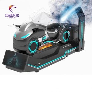 เครื่องเล่นเกมจำลองการขับขี่มอเตอร์ไซค์และรถยนต์เสมือนจริง 9 มิติ แบบอาร์เคดเรซซิ่ง - Product Image 2