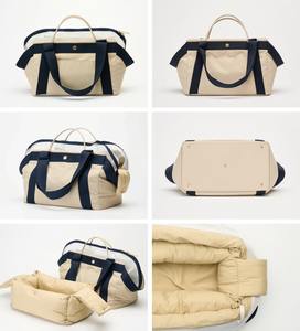 Lüks özel tasarım açık evcil hayvan taşıyıcı Sling Pet çanta çok fonksiyonlu nefes küçük hayvan yumuşak Pet Tote çanta - Product Image 6