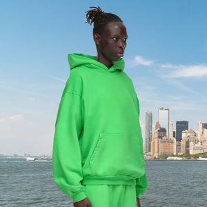 Acid Wash Sport Casual Hooded Sweatshirt Drop Shoulder for Puff Print Options 100% Cotton <b>Gym</b> Wear Heavyweight Streetwear <b>Hoodie</b> - Product Image 6