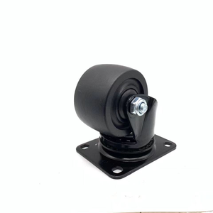 Große Tragfähigkeit 3 Zoll <span class=keywords><strong>Heavy</strong></span> <span class=keywords><strong>Duty</strong></span> <span class=keywords><strong>Low</strong></span> Center of Gravity <span class=keywords><strong>Low</strong></span> <span class=keywords><strong>Profile</strong></span> Schwarzes PP-Lenkrad - Product Image 2