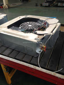 Pendingin air industri AC dinding dipasang unit udara tengah pemanas langit-langit kaset tipe kipas unit koil hvac FCU - Product Image 3