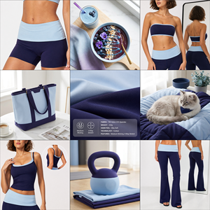 Shorts <span class=keywords><strong>de</strong></span> cycliste pliables personnalisés avec logo pour femme, color block, pour la gym et la course, vêtements <span class=keywords><strong>de</strong></span> <span class=keywords><strong>sport</strong></span> - Product Image 5