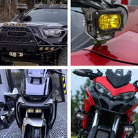 Carré Mini 20w Haute Puissance Led Travail Lampe 12v 24v Offroad Utv Atv Led Conduite Lumière Camion Tracteur Remorque 3 Pouces Pods Combo Lumière