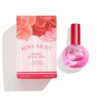 Nouveau parfum KOSY MOSY Midnight Blossom, parfum longue durée, parfum lumineux, flacon rond, boîte à imprimé floral, étiquette privée personnalisée