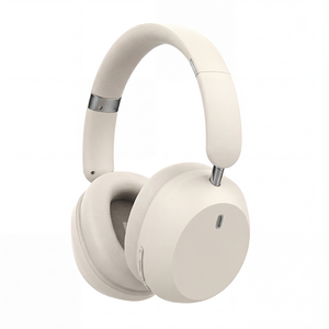 Headphone Anc Logo Kustom PJT-BEP2355, Manufaktur Headphone, Headset Nirkabel Peredam Kebisingan, Bantalan Telinga Super Lembut - Product Image 4