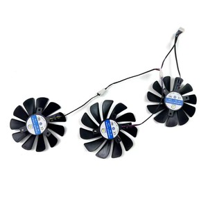 Nuevo ventilador de refrigeración 95MM 85MM CF1010U12S CF9015H12S ventilador de tarjeta de vídeo para XFX Radeon RX 5700XT 5600XT Thicc III ventilador enfriador de tarjeta gráfica - Product Image 2