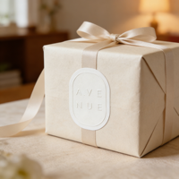 Autocollants de luxe écologiques texturés pour parfums, avec estampage à chaud doré, étiquettes personnalisées en relief, autocollants de logo en relief avec papier texturé