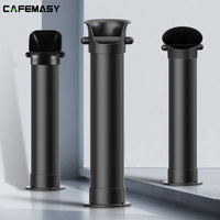 Boîte à fouet en plastique Abs pour café en forme de seau, conteneur Commercial, à poser sur le sol, outils pour le café, boîte à pression, 50 unités