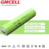 Pack de batteries rechargeables Ni-MH AAA 850mAh personnalisables 2.4V/3.6V/4.8V/7.2V pour voiture jouet