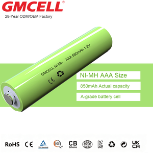 Paquete de Baterías Recargables Ni-MH AAA de 850 mAh Personalizables, 2.4V/3.6V/4.8V/7.2V para Coche de Juguete - Product Image 1