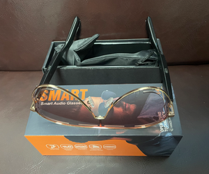 Gafas de sol inteligentes inalámbricas con sonido estéreo para hombre y mujer, gafas de sol inteligentes, reproducción de música, llamadas BT, molde de Control táctil, <span class=keywords><strong>2</strong></span>*80Mah - Product Image 6
