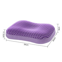 Oreiller en TPE à grille, lavable, pour adulte, sommeil profond, nouveau soutien cervical, rafraîchissant, sans pression, pour usage quotidien, personnalisable