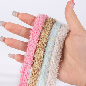 WEGOOODZF Lacets de chaussures épais et duveteux de 12 mm de large, style chenille, <span class=keywords><strong>pour</strong></span> baskets de sport en toile colorées, paire - Product Image 3