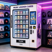 Distributeur automatique de cartes TCG sans espèces pour les boîtes de boosters, les protège-cartes et les accessoires de collection dans les magasins d'articles de loisirs et les salles de jeux