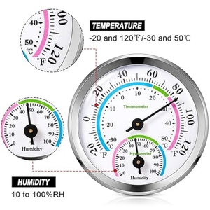ขายเครื่องวัดอุณหภูมิขนาดเล็กในครัวเรือนเครื่องวัดความชื้นอุณหภูมิและความชื้นในร่มสําหรับผนังบ้านห้อง Babay ตู้อบถัง - Product Image 4