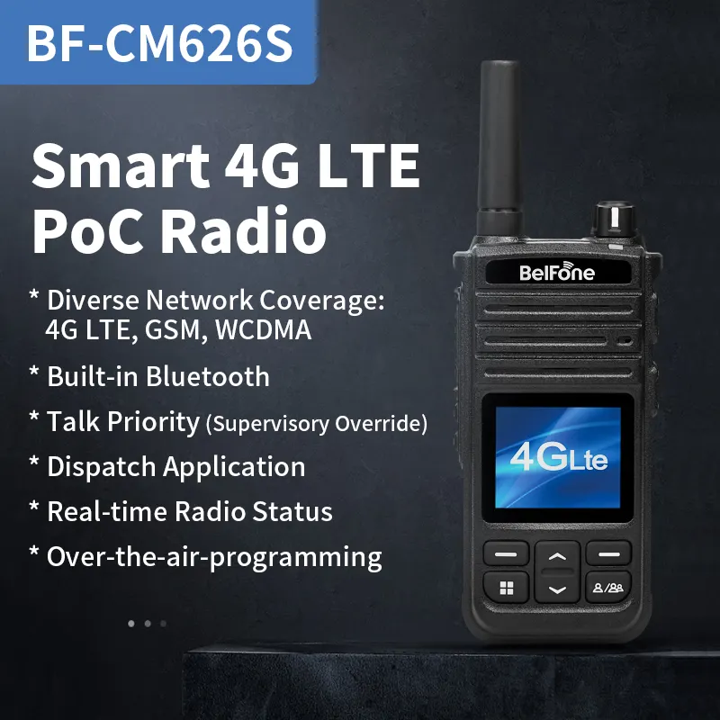 Belfone BF-CM626S banda global 4g rádio inteligente, cdma/gsm/lte rádio de dois sentidos