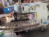 JOCKY JK1425PTV-DD Machine à coudre multi-aiguilles pour tissu textile Machine à plisser les jupes pour tissu